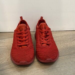 APL Red Knit Sneakers